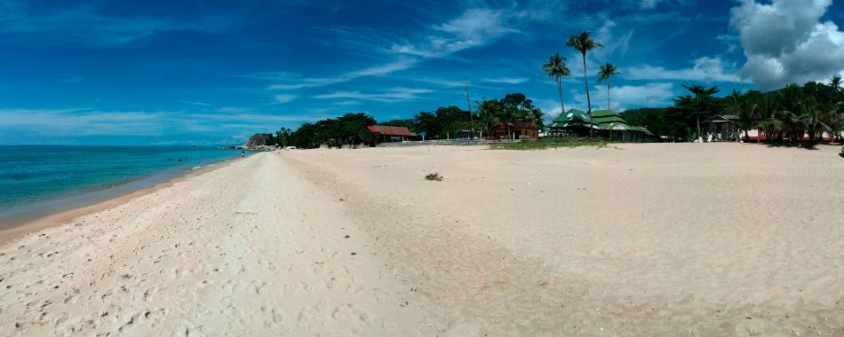 Береговая линия пляжа Ламай