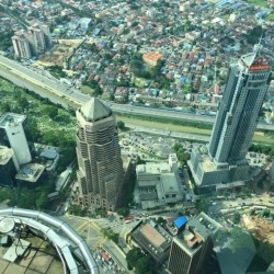 Вид с высоты на Куала-Лумпур